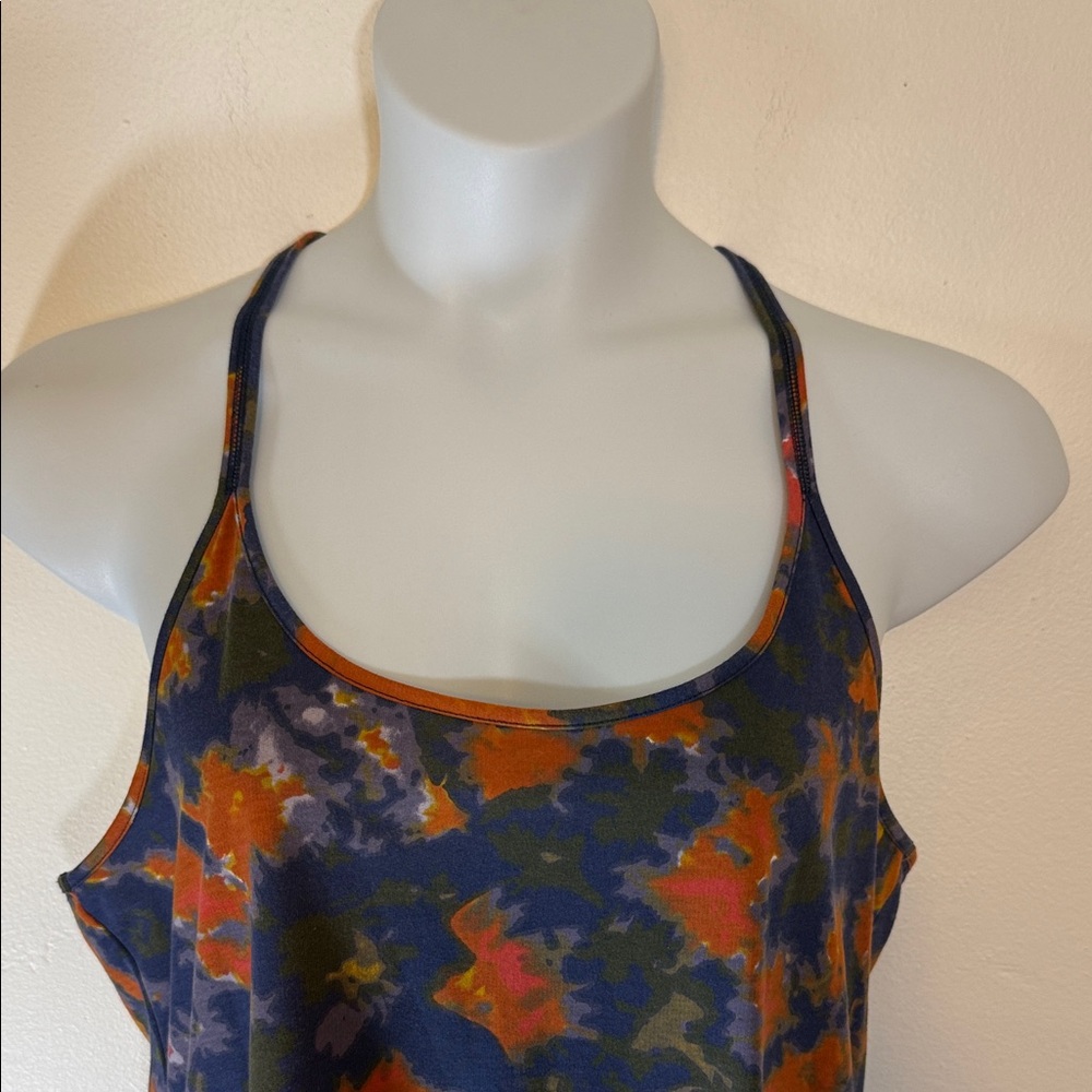 Venus Multicolor Tie Dye Patterned Racerback Mini… - image 4